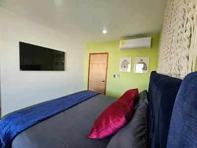 Cama o camas de una habitación en Casa Bohemia