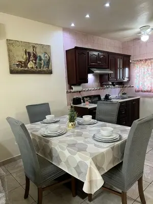 Una cocina o zona de cocina en Casa esmeralda