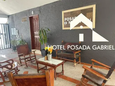 Zona de estar de Hotel Posada Gabriel