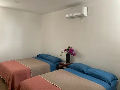 Cama o camas de una habitación en Departamento Marina Mazatlán