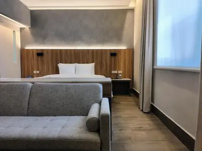 Zona de estar de Hotel Soretti