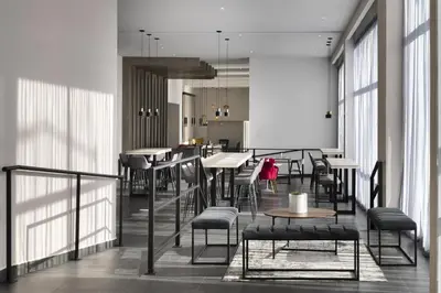 Zona de estar de Homewood Suites By Hilton Saltillo