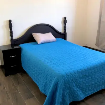 Cama o camas de una habitación en Apartment in Rufino Tamayo