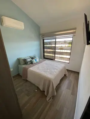 Cama o camas de una habitación en Casa bahía bonita