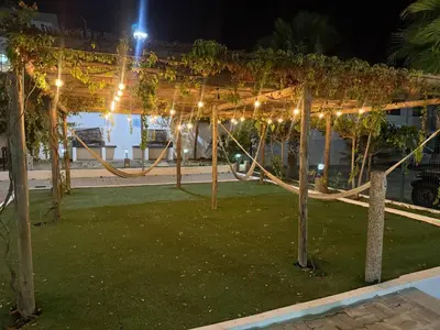 Jardín al aire libre en Casa bahía bonita