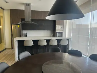 Una cocina o zona de cocina en Departamento Edificio Imperia