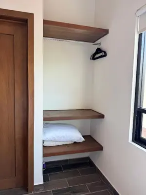 Cama o camas de una habitación en Departamentos Aremay