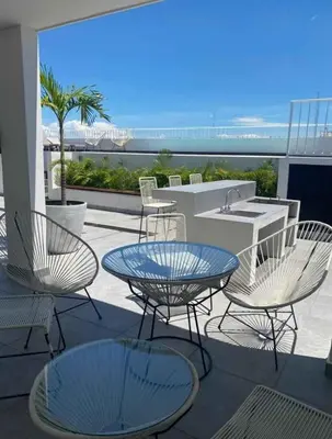 Un balcón o terraza de Departamento familiar