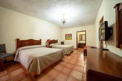 Cama o camas de una habitación en Rincón Del Montero