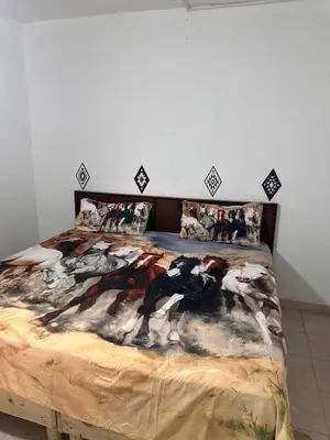 Cama o camas de una habitación en Alojamiento ideal