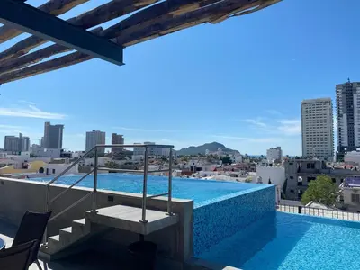 Plano de Departamento de lujo con alberca cerca de la playa