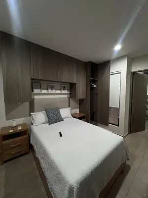 Cama o camas de una habitación en Antara Loft