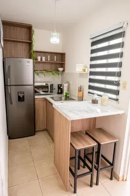 Una cocina o zona de cocina en Loft Montecarlo