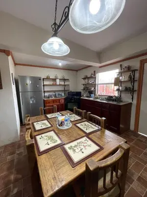Una cocina o zona de cocina en Casa De la Rosa