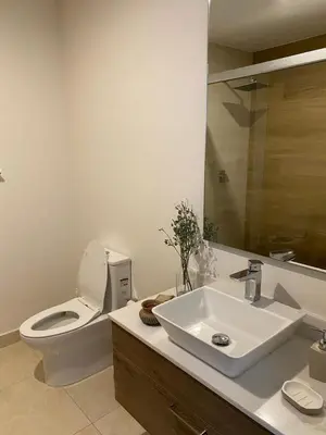 Un baño de Lujoso y Bonito Apartamento a Orilla de Playa