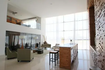 Zona de estar de Oceanview Luxury Condo at Peninsula Mazatlán