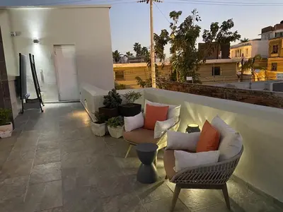 Zona de estar de Stylish Home with Roof-Top Patio - Historic Centre