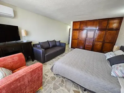 Zona de estar de Pool Park Ocean - Centro Home