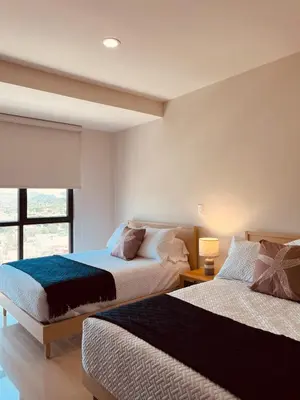 Cama o camas de una habitación en Departamento cerca del Malecón