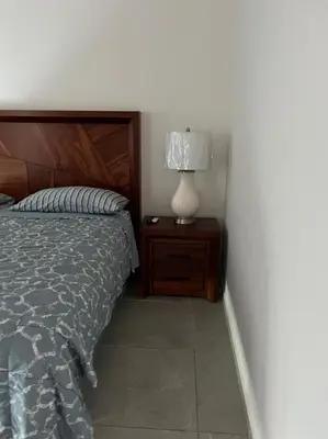 Cama o camas de una habitación en Departamento en Marina Mazatlán