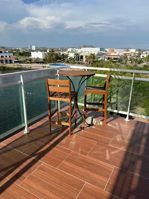 Un balcón o terraza de Departamento en Marina Mazatlán