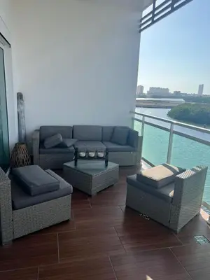 Zona de estar de Departamento en Marina Mazatlán