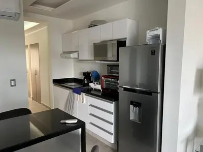 Una cocina o zona de cocina en Departamento en Marina Mazatlán