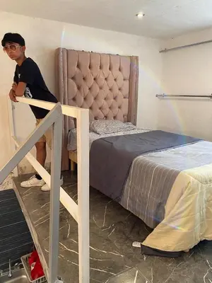 Cama o camas de una habitación en private loft, comfortable, equipped, we invoice,