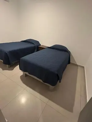 Cama o camas de una habitación en Residencia Santa Fe