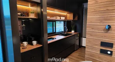 Una cocina o zona de cocina en Suite de lujo confortable