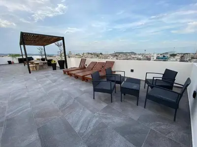 Un balcón o terraza de Departamento 2 Recámaras Torre Zúñiga Mazatlan
