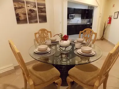 Una cocina o zona de cocina en La Sierra Departamento 1