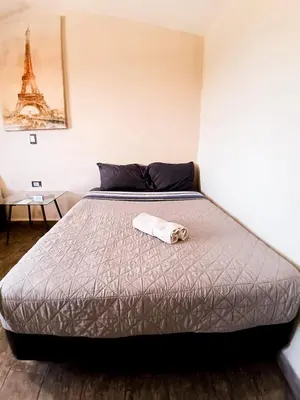 Cama o camas de una habitación en Suite París, Paseo Durango