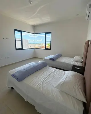 Cama o camas de una habitación en Casa SOLÉA San Carlos
