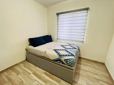 Cama o camas de una habitación en Charming San Carlos BB with Private Pool BBQ