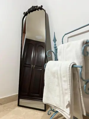 Cama o camas de una habitación en Descanso Frente al Consulado