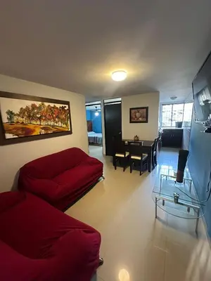 Zona de estar de Departamento a 3 calles del malecon