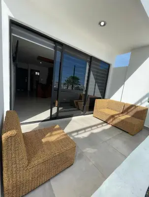 Zona de estar de Departamento en playa cerritos