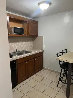 Una cocina o zona de cocina en Estudio céntrico en bolivar