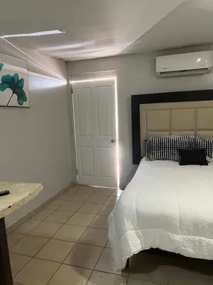 Cama o camas de una habitación en Estudio céntrico en bolivar