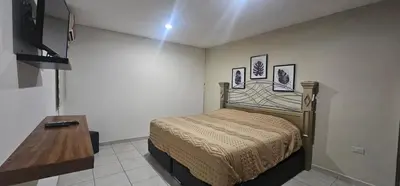 Cama o camas de una habitación en Departamento completo en Las Quintas Culiacan