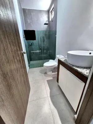 Un baño de Residencial De Lujo Playas Brujas Alberca y Playa