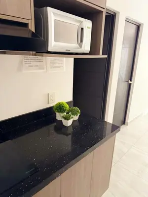 Una cocina o zona de cocina en Marina Cerritos - Azul del Mar - 5 Albercas