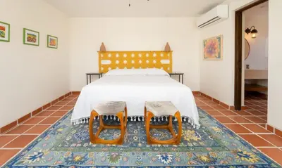 Cama o camas de una habitación en Casa Bella Vista
