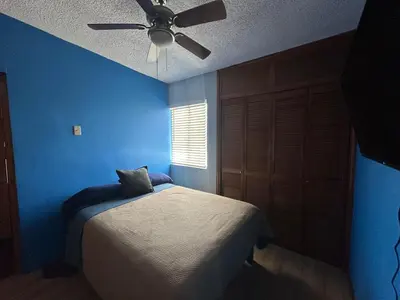 Cama o camas de una habitación en Casa cerca del Consulado Americano Cs