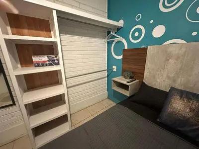 Cama o camas de una habitación en House by American Consulate Cd