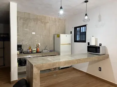 Plano de Loft One Street from the Beach