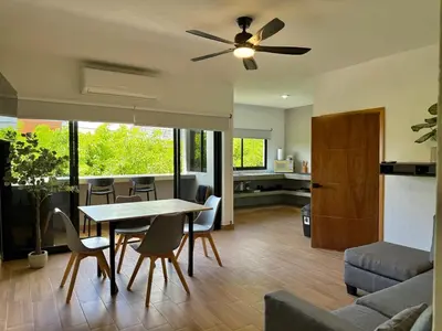 Plano de Encantador loft cerca de la playa