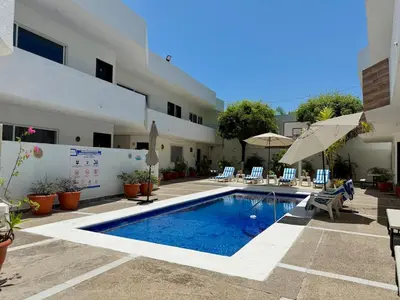 Piscina en o cerca de Alojamiento a pocas calles de la playa
