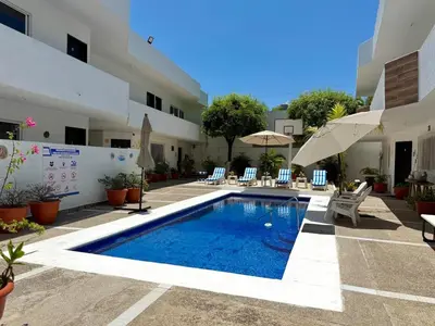 Piscina en o cerca de Loft a 6 minutos de la Playa